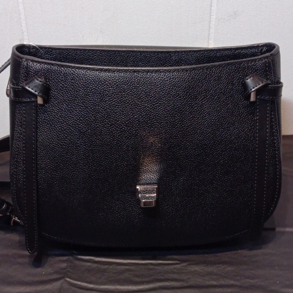 Michael Kors Cassie Lg Leather Flower Satchel - Picture 4 of 8